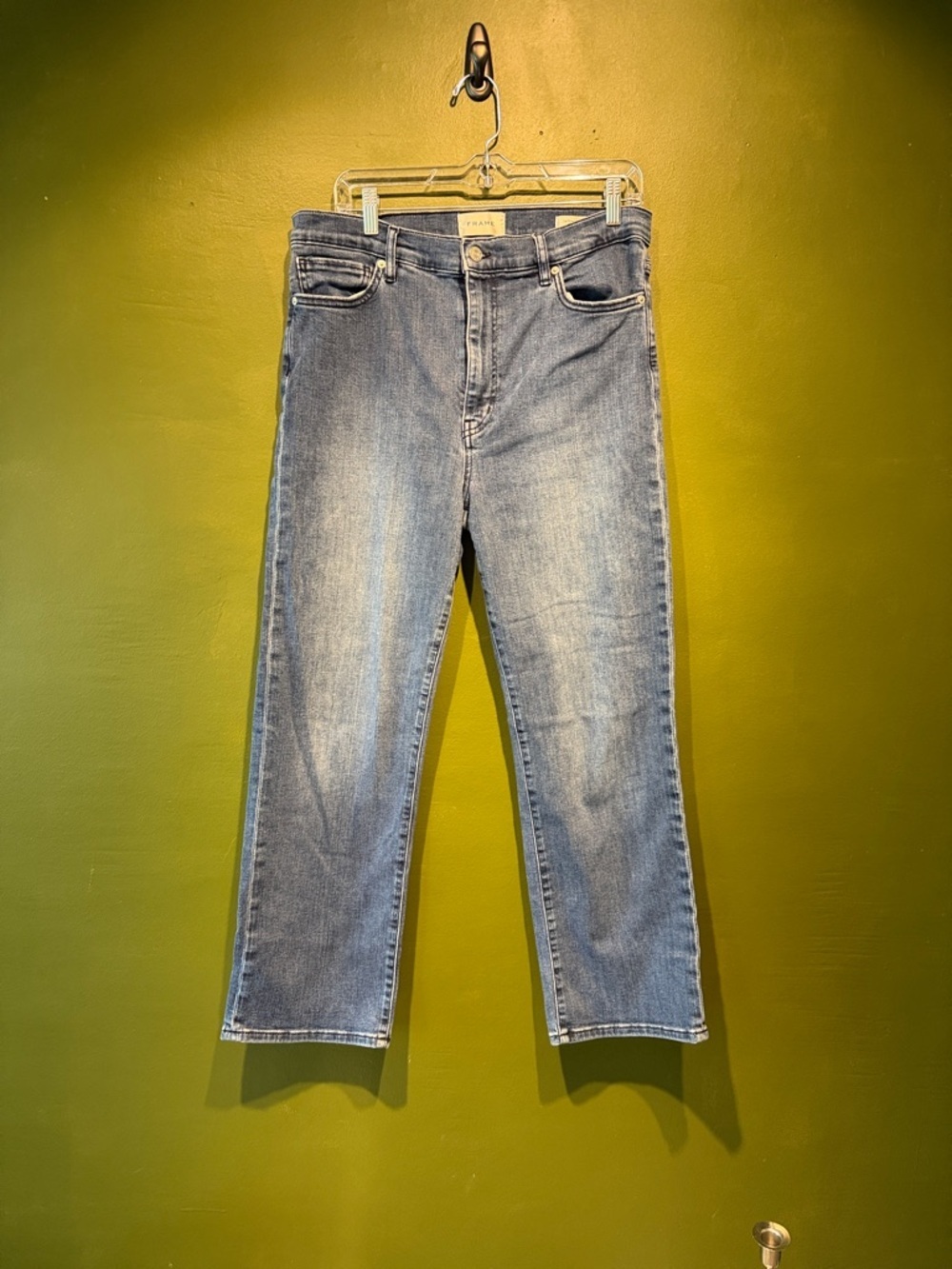 Frame Men's Light Blue Straight-Leg Jeans